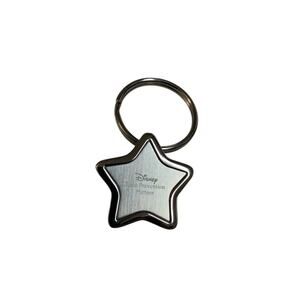 Authentic Disney World Silver Star Loss Prevention Partner Keychain
